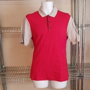 Adidas climacool men's polo red